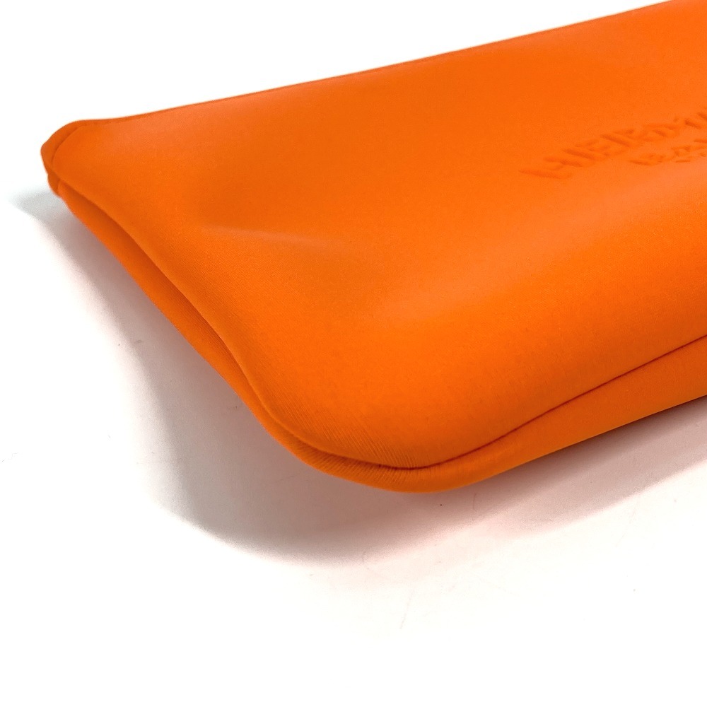 Hermesポーチ ネオバンMM ネオバン クラッチバッグ ポリアミド オレンジ