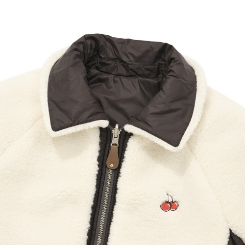 CHERRY REVERSIBLE OUTDOOR JACKET