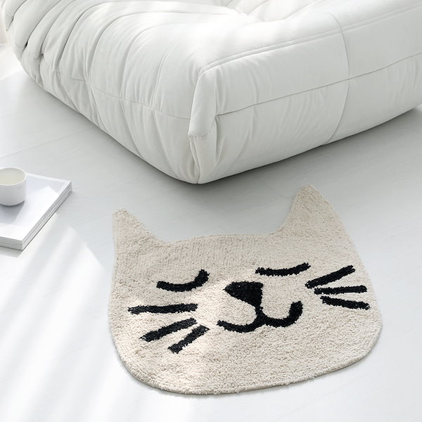 Qoo10] MARKET B BONGJA 猫型 ラグマット タイプA
