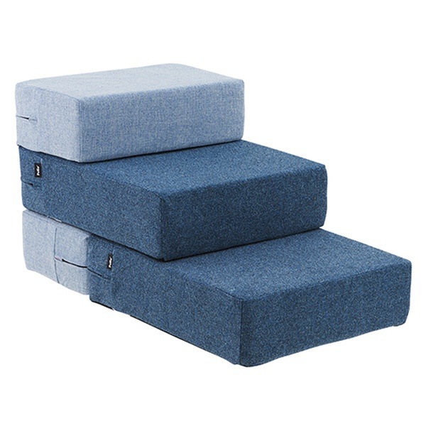 ファブリッククッションステップ オーシャンブルー マット 段差 ステップ ネコ 犬用 猫 ウレタンフ ファブリッククッションステップ オーシャンブルー マット 段差 ステップ ネコ 犬用 猫 ウレタンフ