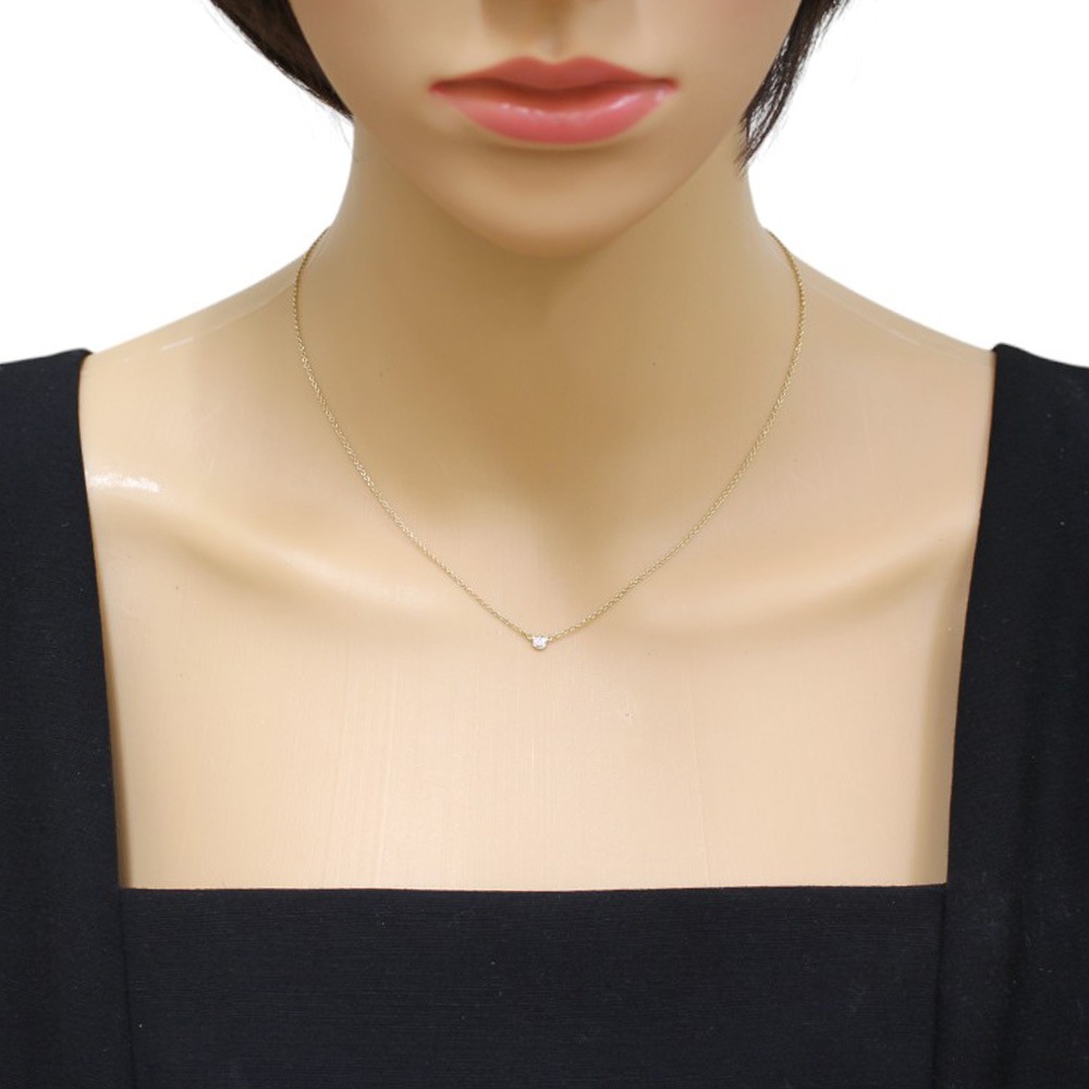 ティファニー バイザヤード 約0.05ct ネックレス 18金 K18イエローゴールド ダイヤモンド TIFFANY&Co. 中古 美品 ティファニー バイザヤード 約0.05ct ネックレス 18金 K18イエローゴールド ダイヤモンド TIFFANY&Co. 中古 美品