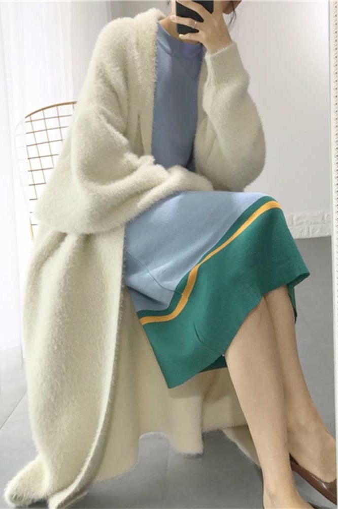 レディースコート ロング丈 フェイクファー ボリューム袖 l アウター 上着 羽織もの ゆったり 防寒 暖かい 冬 大人可愛い きれいめ シンプル カジュアル 大人 おしゃれ お洒落 大人女子 ル