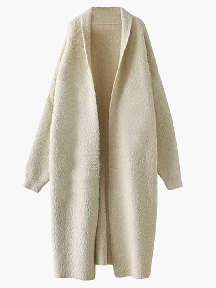 レディースコート ロング丈 フェイクファー ボリューム袖 l アウター 上着 羽織もの ゆったり 防寒 暖かい 冬 大人可愛い きれいめ シンプル カジュアル 大人 おしゃれ お洒落 大人女子 ル