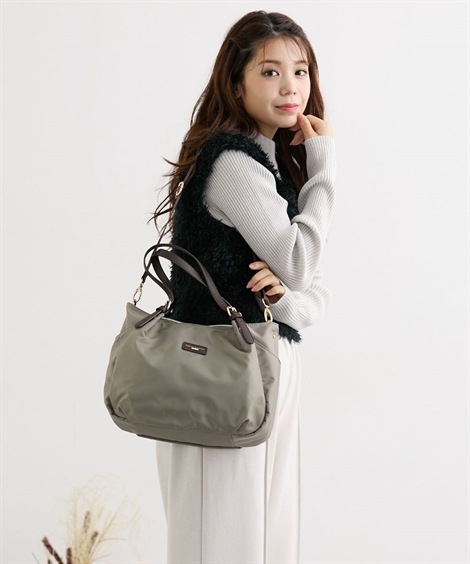 トートバッグ インナーポーチ付2WAYバッグ A4対応 トートバッグ インナーポーチ付2WAYバッグ A4対応