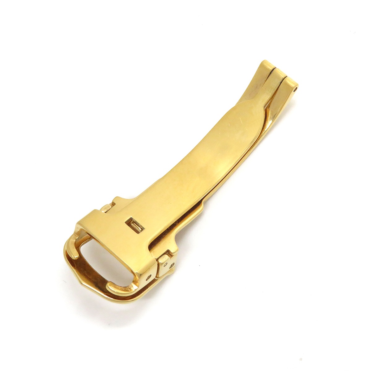 カルティエ Cartier 腕時計パーツ GP イエローゴールド 純正 12mm幅対応 フォールディング Dバックル パーツ 替え 交換 予備 部品 イエローGP 【中古】 カルティエ Cartier 腕時計パーツ GP イエローゴールド 純正 12mm幅対応 フォールディング Dバックル パーツ 替え 交換 予備 部品 イエローGP 【中古】