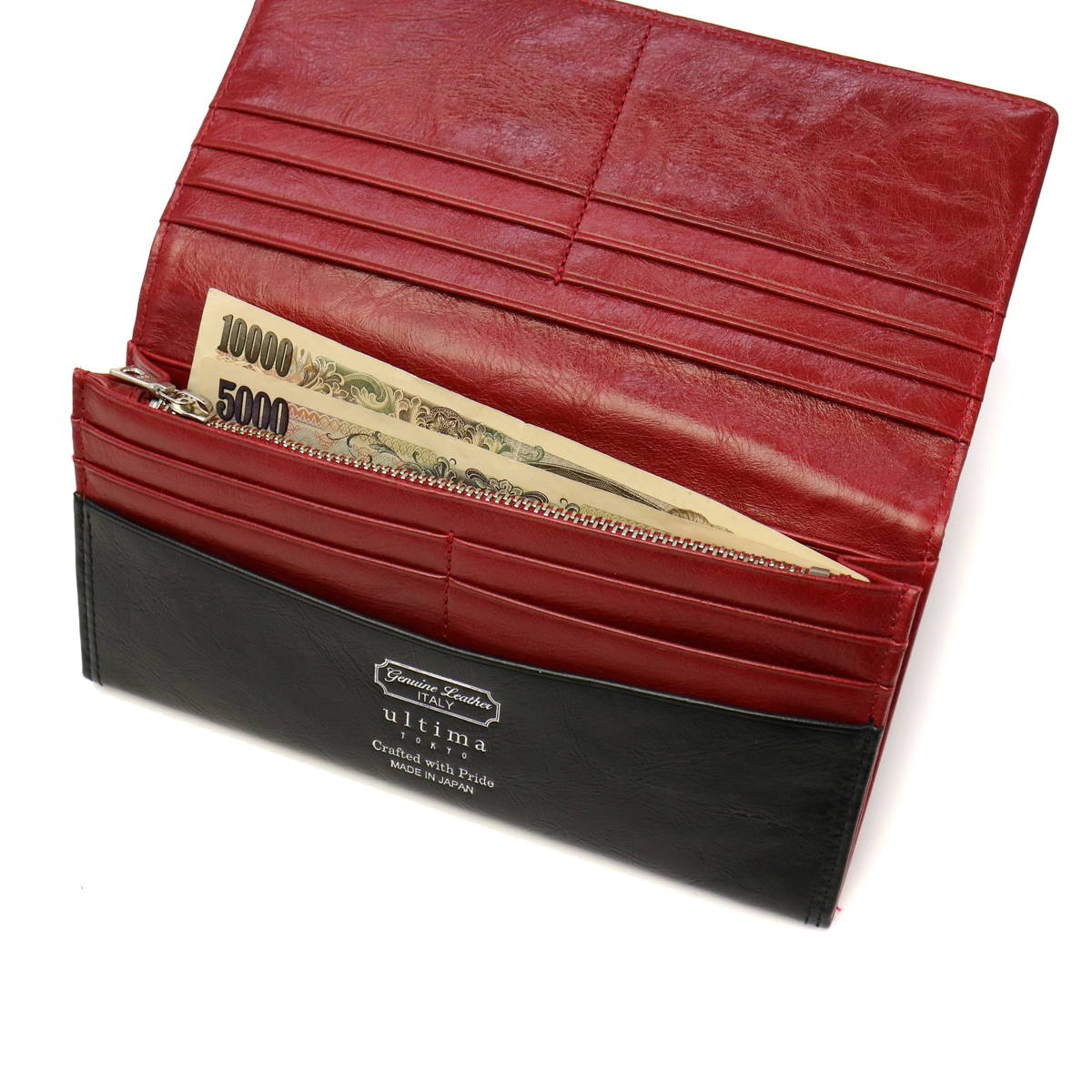財布 ultima TOKYO ゼウス 長財布 二つ折り スリム 薄型 小銭入れ付き レザー 本革 日本製 メンズ レディース 34535 財布 ultima TOKYO ゼウス 長財布 二つ折り スリム 薄型 小銭入れ付き レザー 本革 日本製 メンズ レディース 34535