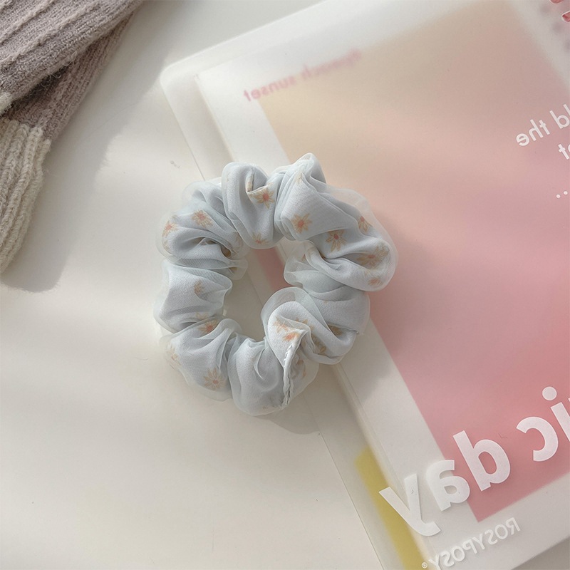 【1点ご購入 で10点プレゼントいたします】網紗感丸子ヘアリング女性トップロープ小清新気質ヘアロープヘアアクセサリー