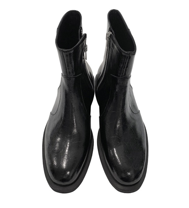 [LA MER MA MAISON] LMMM GLOSS CRACK BOOTS