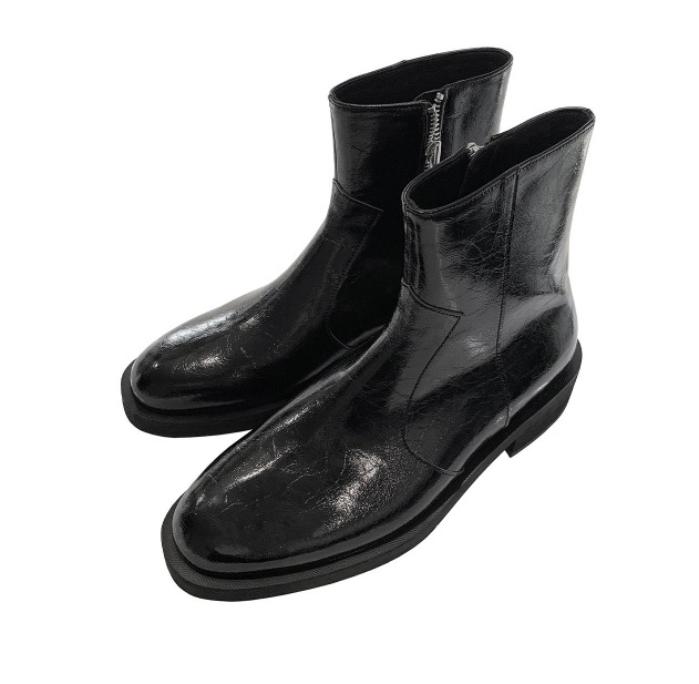 [LA MER MA MAISON] LMMM GLOSS CRACK BOOTS