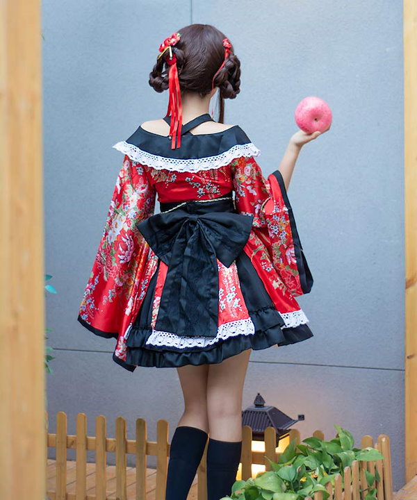 Qoo10] 【快速出荷】6色 花魁 コスプレ 着物