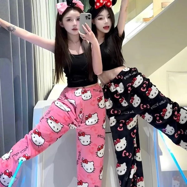 激レア　ハローキティー　上下パジャマ 楽天市場】送料無料 ハローキティ パジャマ Tシャツ パンツ