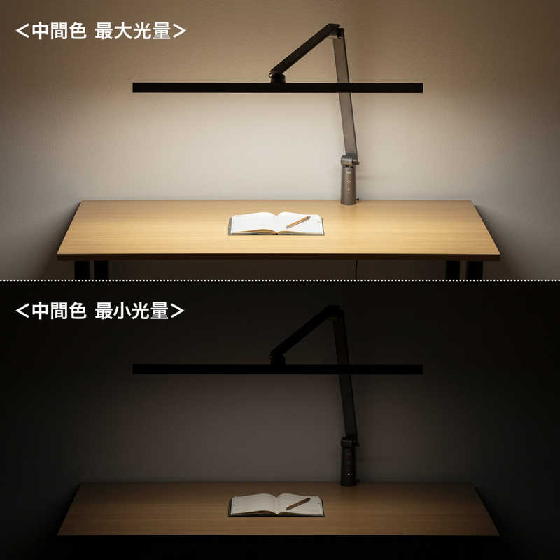サンワサプライ　クランプ固定式LEDデスクライト　LED-DESK2GM