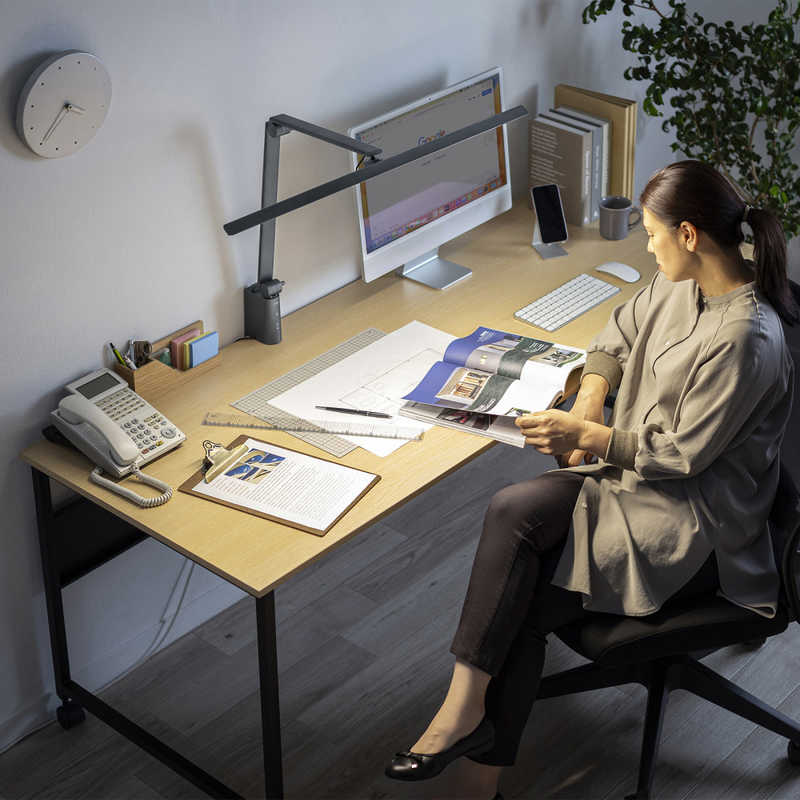 サンワサプライ　クランプ固定式LEDデスクライト　LED-DESK2GM