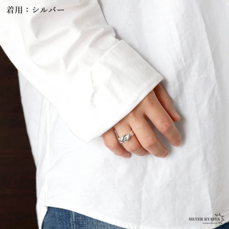 925 シンプルだけどぷっくりしたフォルムが印象的なリング [cr544]