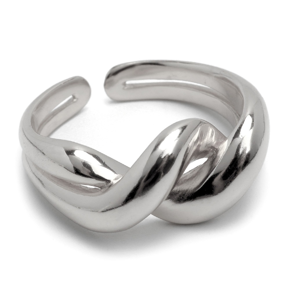 925 シンプルだけどぷっくりしたフォルムが印象的なリング [cr544]