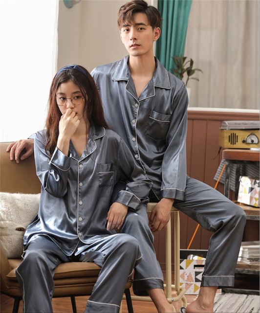 ペアパジャマ ルームウェア 合成シルク カップル パジャマ 寝間着 ギフト 寝巻き 男女セット 絹ルームウェア ナイトウェア お揃い 部屋着 ペアパジャマ ルームウェア 合成シルク カップル パジャマ 寝間着 ギフト 寝巻き 男女セット 絹ルームウェア ナイトウェア お揃い 部屋着