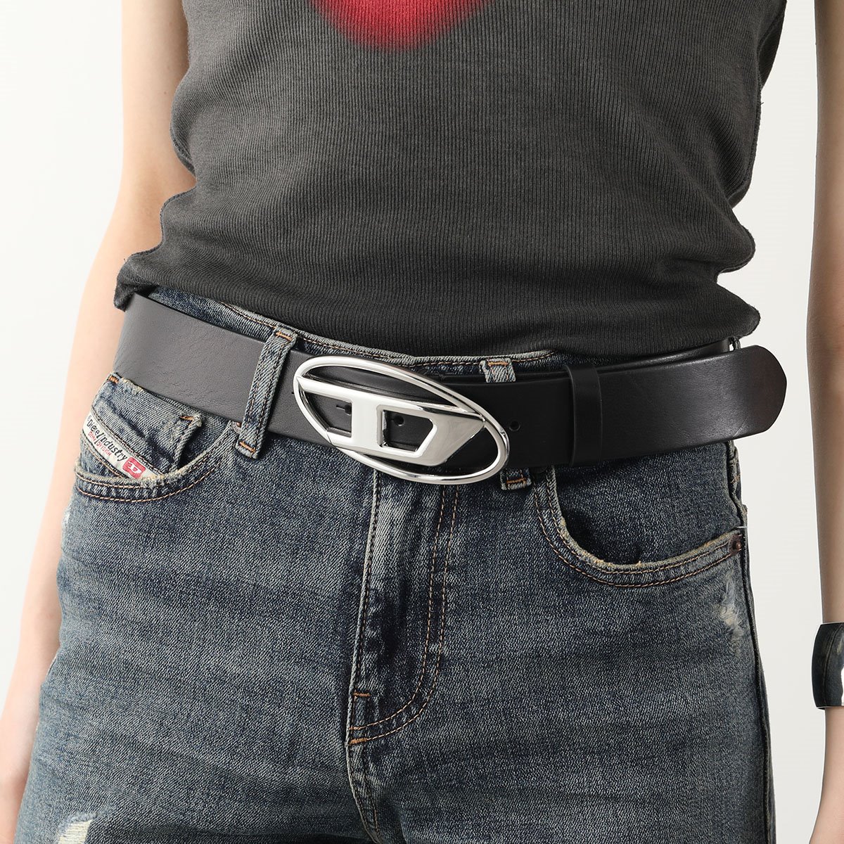 DIESEL ディーゼル ベルト B-1dr W X08727 PR666 レディース Dロゴ レザー H6528 BLACK DIESEL ディーゼル ベルト B-1dr W X08727 PR666 レディース Dロゴ レザー H6528 BLACK