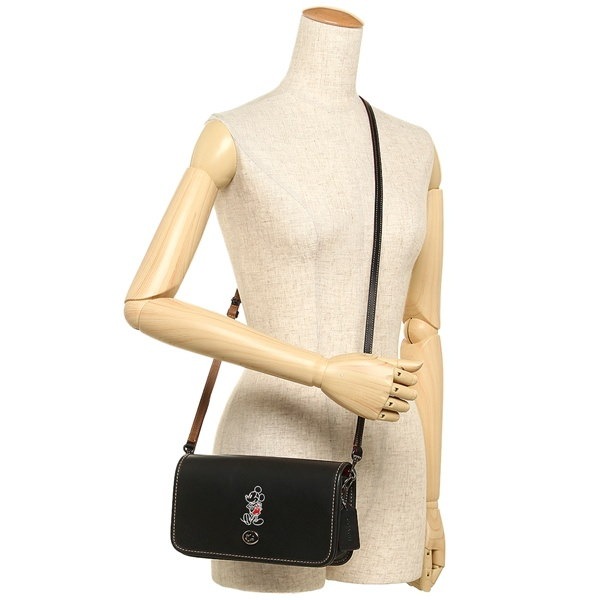 コーチ バッグ アウトレット COACH F59374 QB/BK ミッキー ペニー クロスボディ ディズニ― ショルダーバッグ ブラック コーチ バッグ アウトレット COACH F59374 QB/BK ミッキー ペニー クロスボディ ディズニ― ショルダーバッグ ブラック