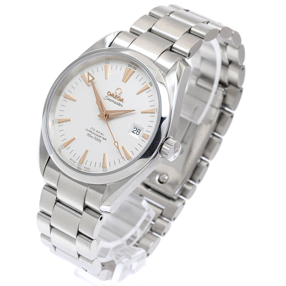 オメガ OMEGA 2503.34 シーマスター アクアテラ コーアクシャル デイト 自動巻き メンズ 良品 保証書付き_898802【中古】 オメガ OMEGA 2503.34 シーマスター アクアテラ コーアクシャル デイト 自動巻き メンズ 良品 保証書付き_898802【中古】
