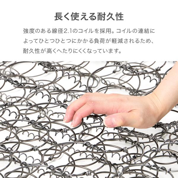 ボンネルコイルマットレス セミダブルサイズ 圧縮ロール梱包 清潔 コンパクト ボンネルコイルマットレス セミダブルサイズ 圧縮ロール梱包 清潔 コンパクト