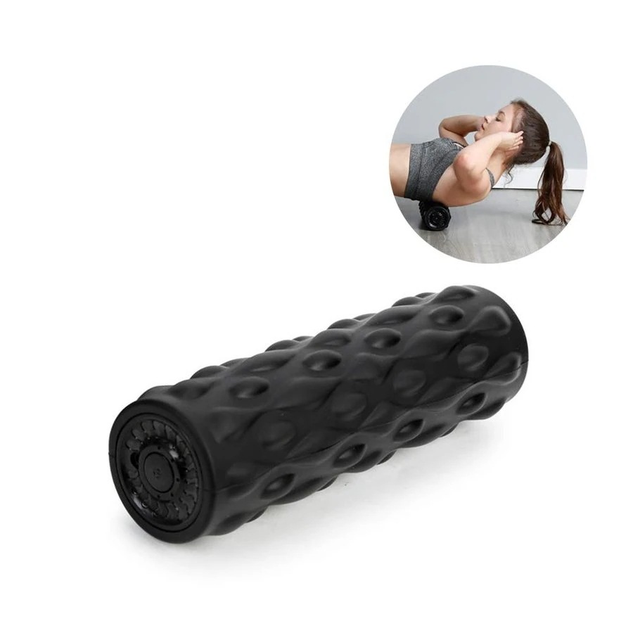 振動ローラー ヨガローラー 3D 電動 筋膜 フォーム マッサージ ストレッチ ローラー ボール ロ