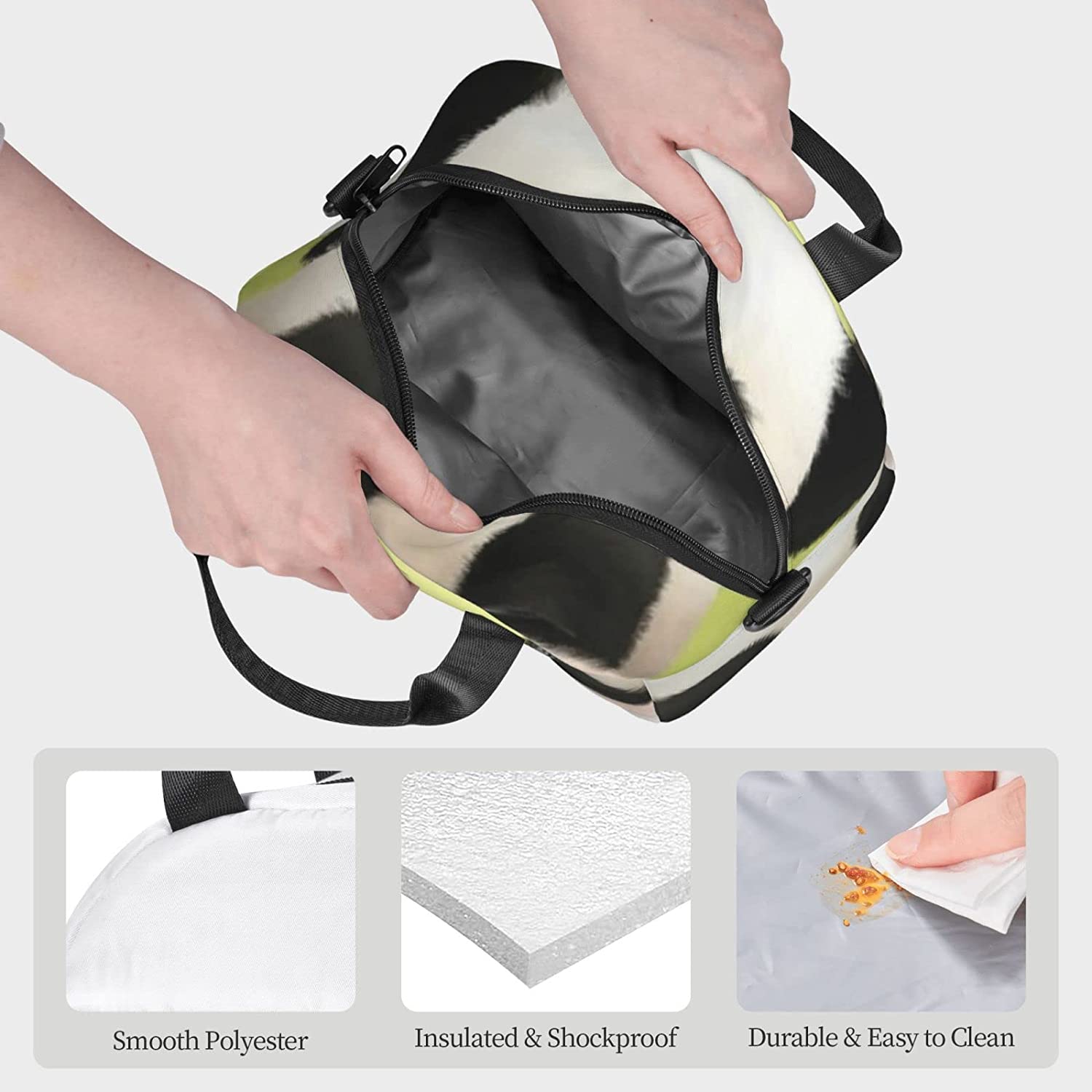 女性男性用断熱ランチバッグかわいいパンダランチボックス学校の仕事場用の漏れ防止ランチクーラーピクニッ 母の日-0009455 女性男性用断熱ランチバッグかわいいパンダランチボックス学校の仕事場用の漏れ防止ランチクーラーピクニッ 母の日-0009455