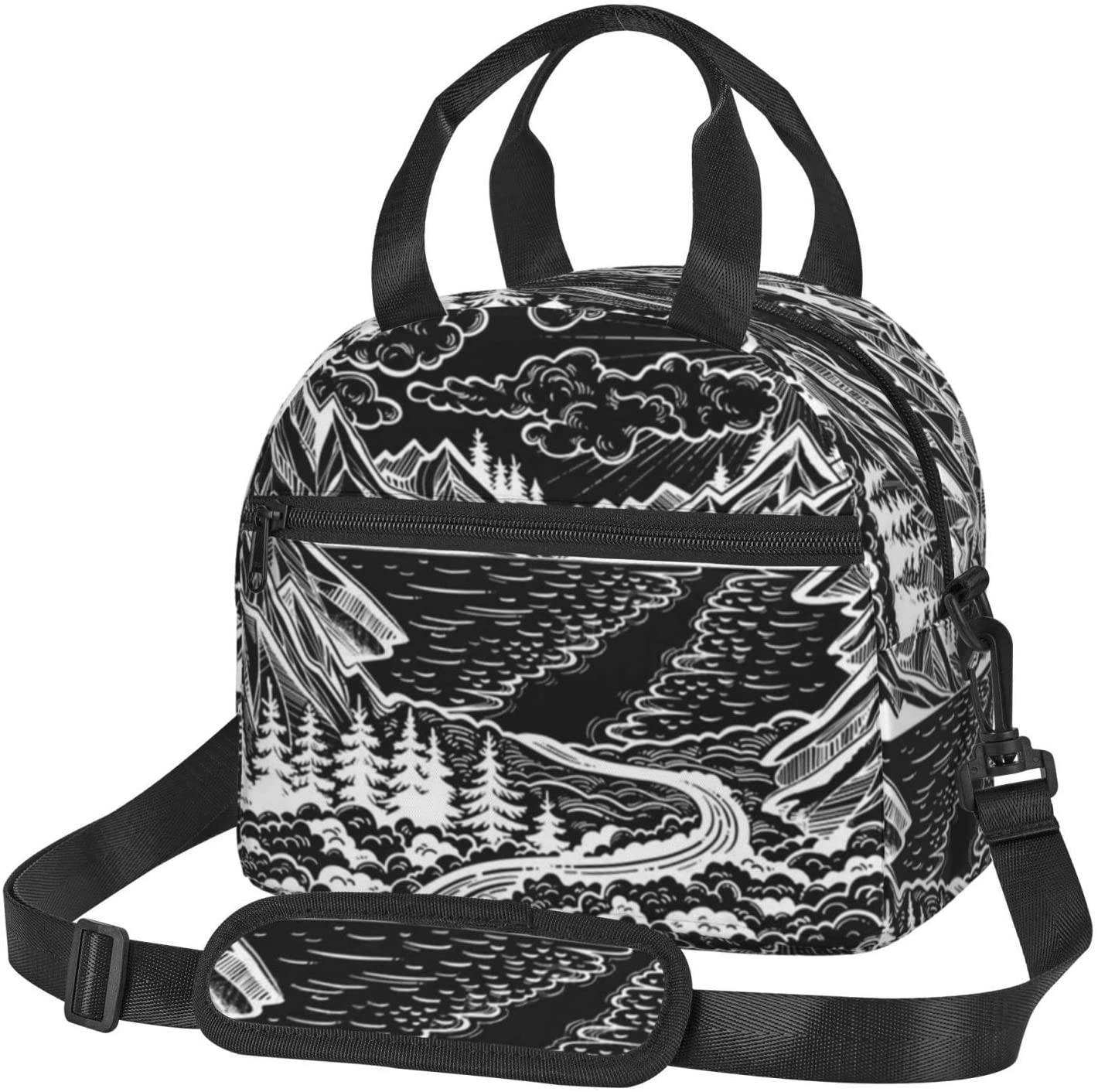 女性男性用断熱ランチバッグかわいいパンダランチボックス学校の仕事場用の漏れ防止ランチクーラーピクニッ 母の日-0009455 女性男性用断熱ランチバッグかわいいパンダランチボックス学校の仕事場用の漏れ防止ランチクーラーピクニッ 母の日-0009455