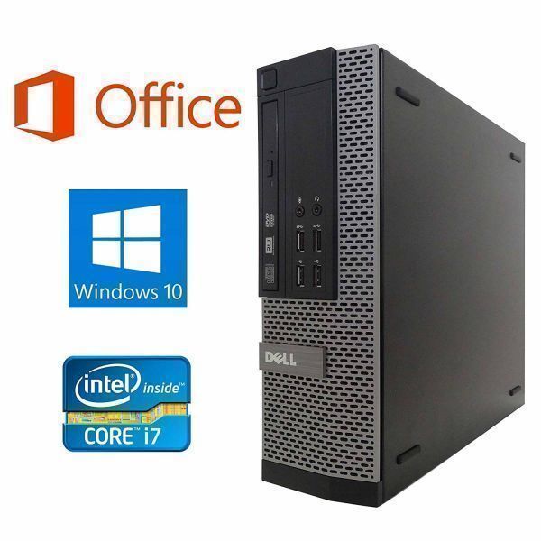 【リモートワーク用】DELL 7010 デル Windows10 PC Core i7-3770 大容量HDD:500GB 新品メモリ:16GB Office 2016 Zoom 在宅勤務 テレワーク mdprevattcaulkingandwaterproofing.com