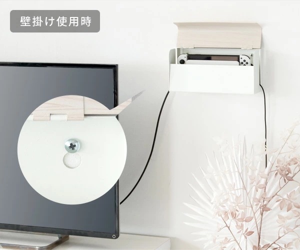 TEERゲーム機ケース 約幅28x奥行き9x高さ14cm ホワイト 完成品