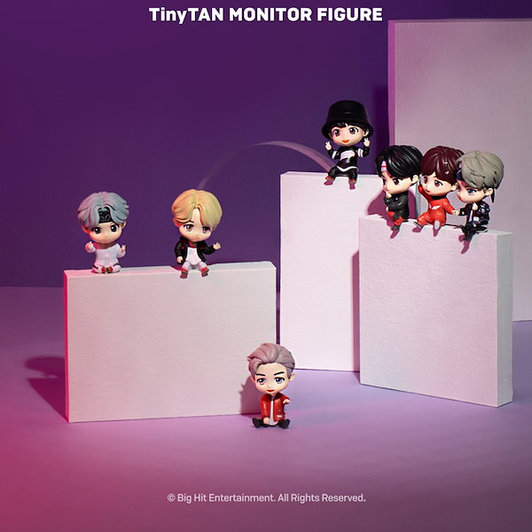 BTS TinyTan モニターフィギュア ジミン ジョングク シュガ テテ Qoo10] TinyTAN [すぐに出荷] BTSモニターフィギュア