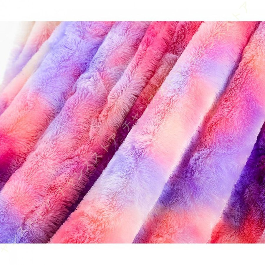 毛布 2枚合わせ シングル 暖か 2重毛布 もうふ ひざ掛け ブランケット 絞め染 blanket