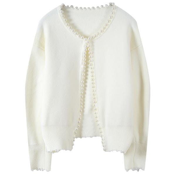 カーディガン 秋服 レディース 春 セーター ニット コート 長袖 真珠 冬 ノーカラージャケット ス おしゃれ 着痩せ 通勤 カジュアル 前開き 羽織り 良い商品！カーディガン 秋服 レディース 春 セーター ニット