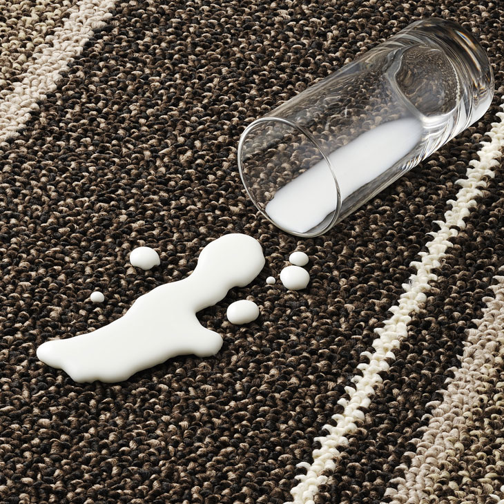 撥水ダイニングラグ 240×330cm ストライプ柄 撥水加工 防汚加工 抗菌・防ダニ加工 ラグ カーペット ラグマット ラグカーペット おしゃれ ダイニング リビング 日本製