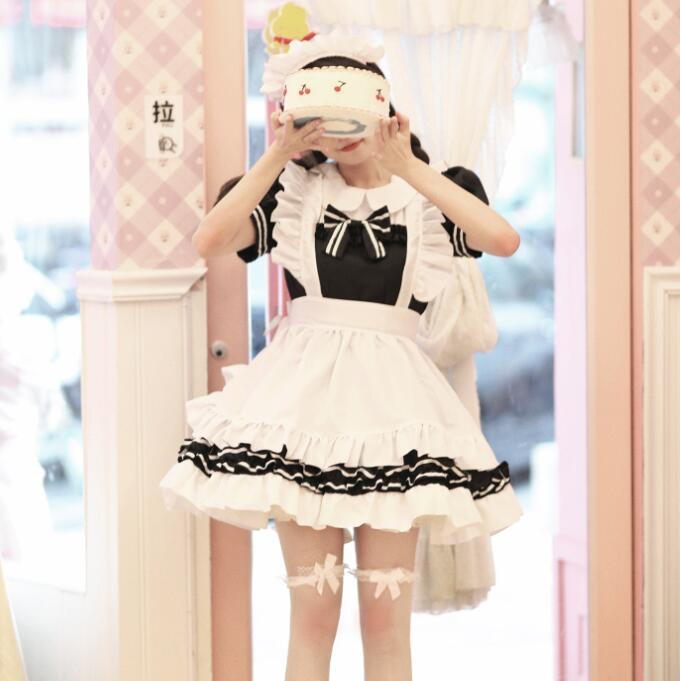 メイド服 レディース ハロウィン コスプレ 衣装 大人 半袖 メイド ワンピース エプロンワンピース ロリータ服 リボン付き 喫茶店 メイド コスプレ衣装 学園祭 文化祭 コスチューム メイド服 レディース ハロウィン コスプレ 衣装 大人 半袖 メイド ワンピース エプロンワンピース ロリータ服 リボン付き 喫茶店 メイド コスプレ衣装 学園祭 文化祭 コスチューム