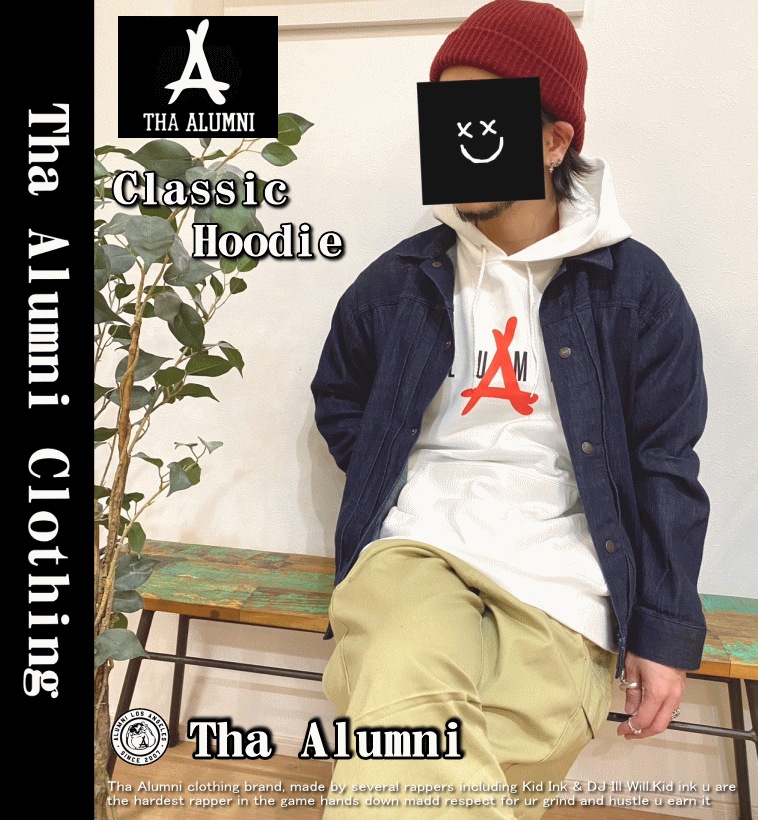 【在庫処分】 Classic Hoodie WHITE 女性にもオススメモデル