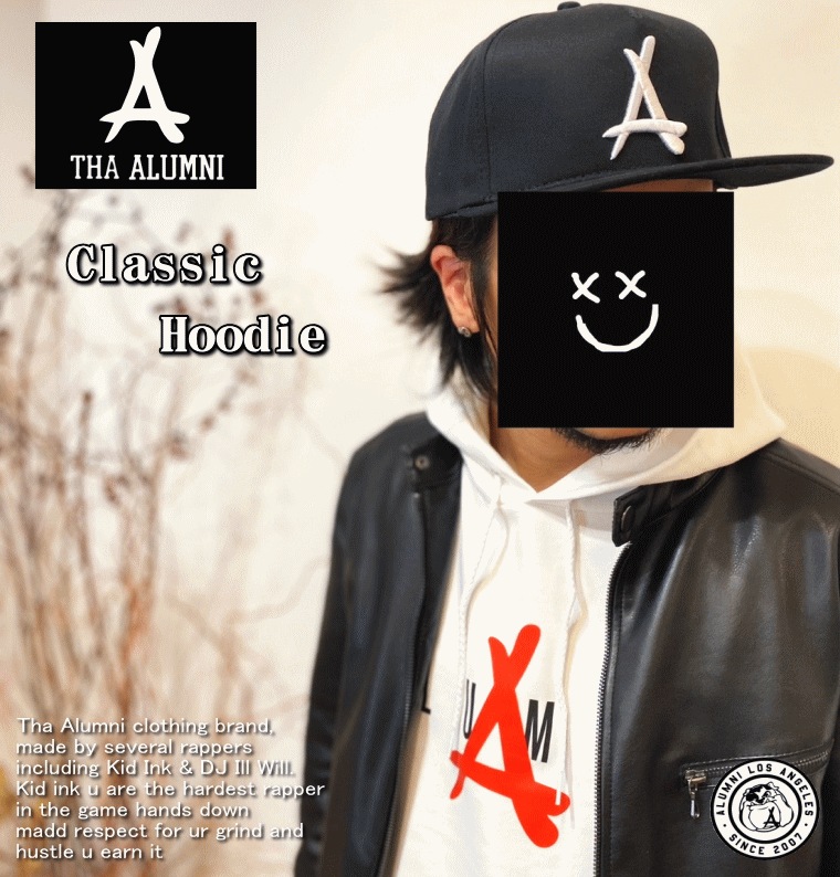 【在庫処分】 Classic Hoodie WHITE 女性にもオススメモデル