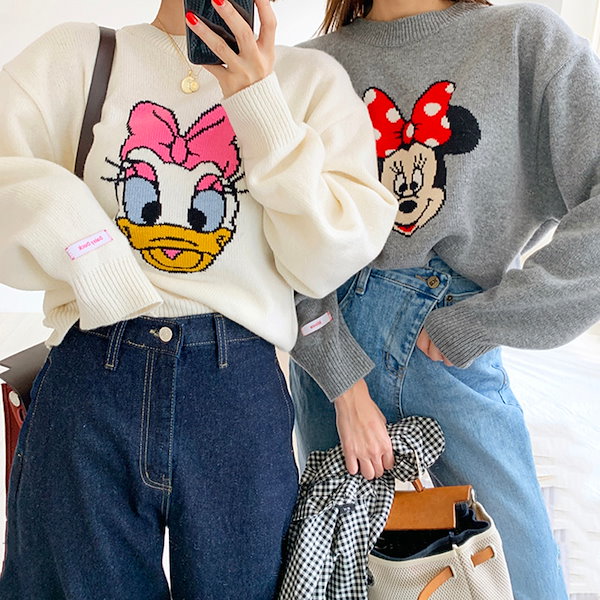 ミッキー ミニー 長袖ニット セーター 2つセット Seiney Blonde