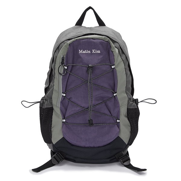 【Matin Kim】Buckle detail back pack ★関税・送料無料★ BUCKLE DETAIL BACK PACK IN BLACK – Matin Kim