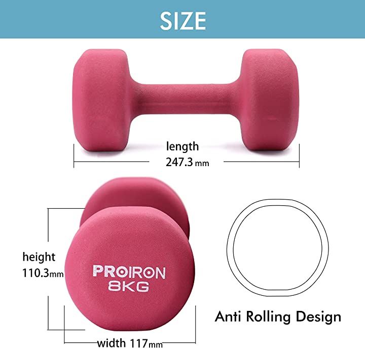 ダンベル 8kg2個セットエクササイズ ネオプレンゴムコーティング 筋力トレーニング 筋トレ 鉄アレイ 鉄アレー(8kgx 2, 8KG) ダンベル 8kg2個セットエクササイズ ネオプレンゴムコーティング 筋力トレーニング 筋トレ 鉄アレイ 鉄アレー(8kgx 2, 8KG)