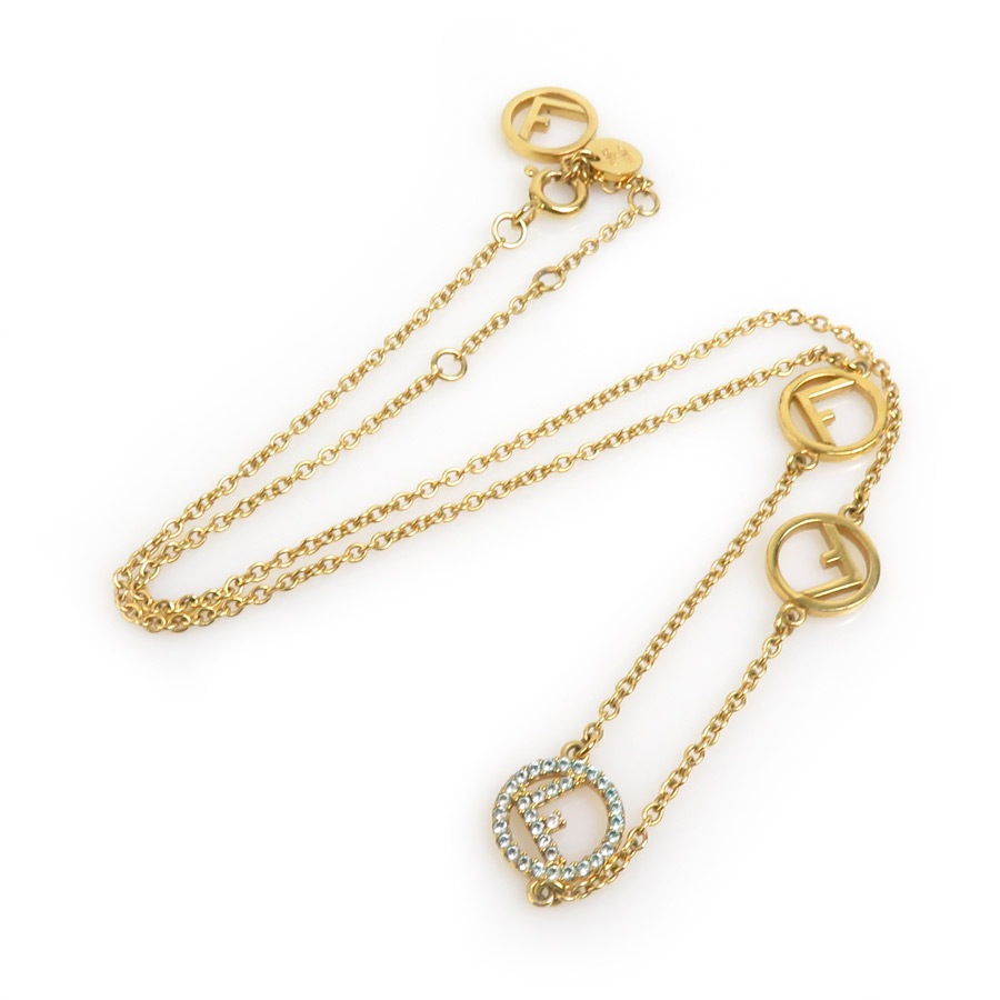 FENDI エフ イズ フェンディ ゴールドカラー ネックレス フェンディ