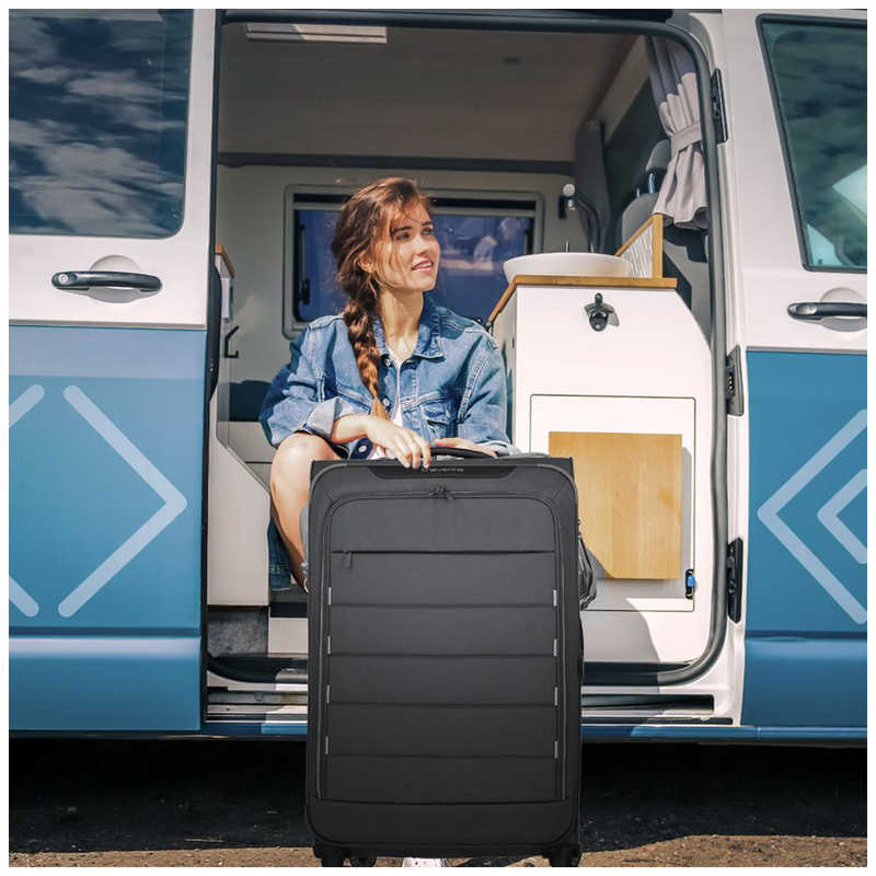 TRAVELITE ソフトキャリーバッグ Skaii ファスナータイプ 宿泊 目安:1週間以上 91(98)L 【TSAロック搭載】 パノラマブルー 592249-25 TRAVELITE ソフトキャリーバッグ Skaii ファスナータイプ 宿泊 目安:1週間以上 91(98)L 【TSAロック搭載】 パノラマブルー 592249-25