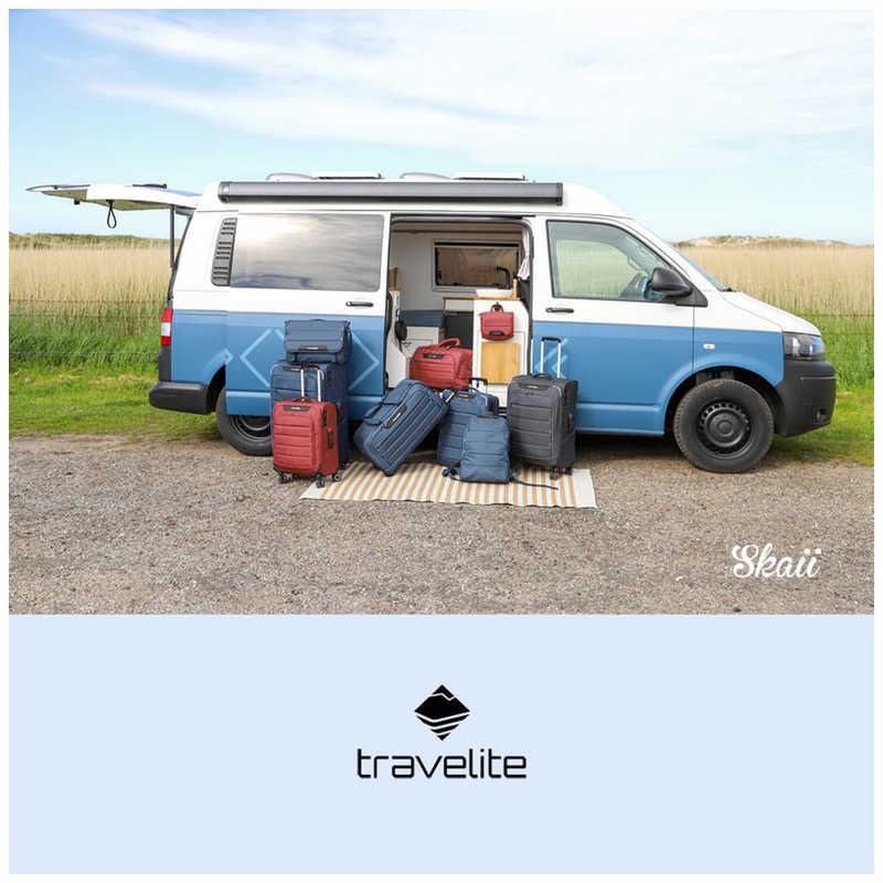TRAVELITE ソフトキャリーバッグ Skaii ファスナータイプ 宿泊 目安:1週間以上 91(98)L 【TSAロック搭載】 パノラマブルー 592249-25 TRAVELITE ソフトキャリーバッグ Skaii ファスナータイプ 宿泊 目安:1週間以上 91(98)L 【TSAロック搭載】 パノラマブルー 592249-25
