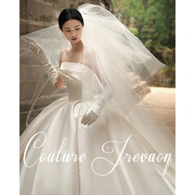 ホワイト 上品な拔け感 高級感 結婚式ドレス 気質花嫁ロングドレス フィッシュテール パ一ティ一ドレスホワイト ドレス ホワイト 上品な拔け感 高級感 結婚式ドレス 気質花嫁ロングドレス フィッシュテール パ一ティ一ドレスホワイト ドレス