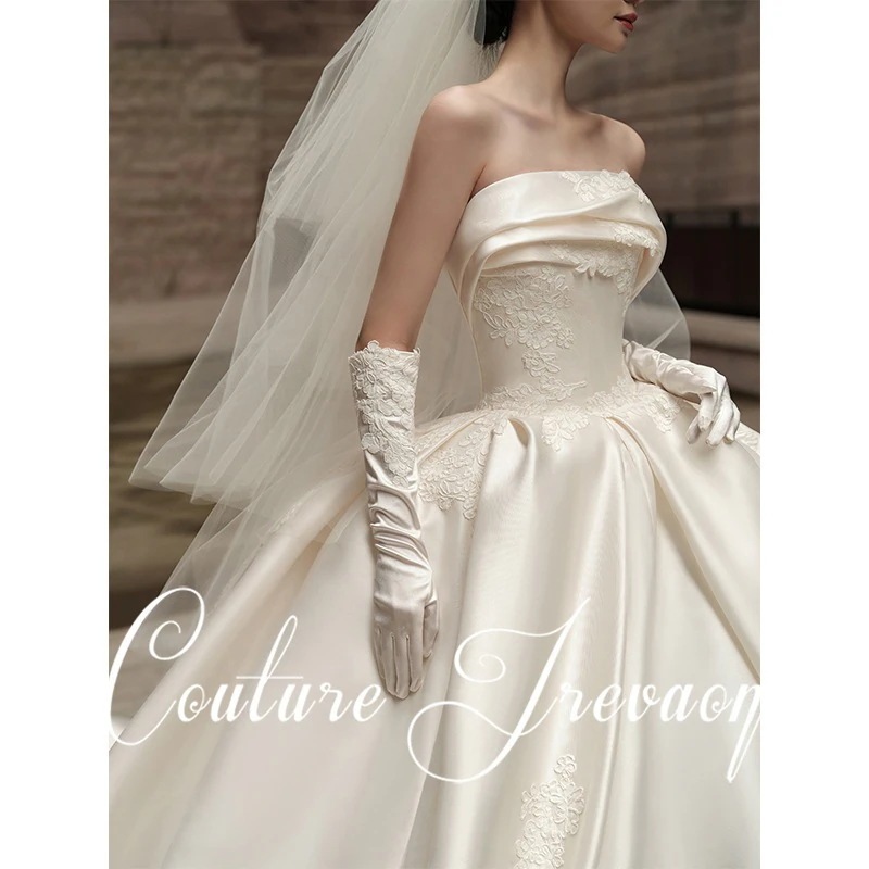 ホワイト 上品な拔け感 高級感 結婚式ドレス 気質花嫁ロングドレス フィッシュテール パ一ティ一ドレスホワイト ドレス ホワイト 上品な拔け感 高級感 結婚式ドレス 気質花嫁ロングドレス フィッシュテール パ一ティ一ドレスホワイト ドレス