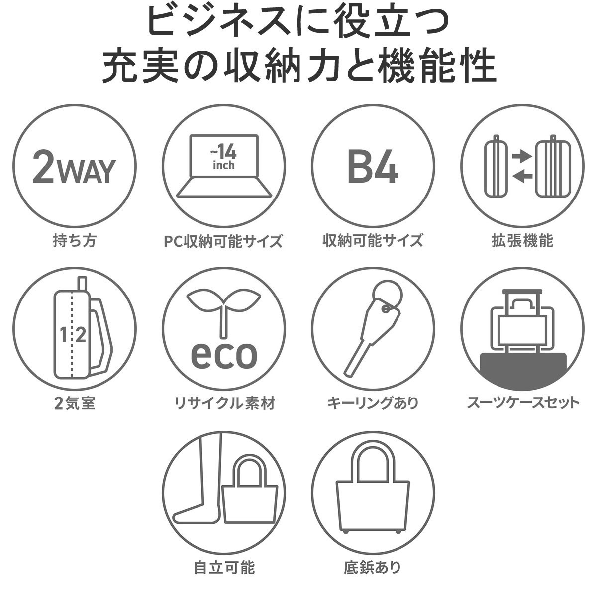 正規品5年保証 ビジネスバッグ メンズ 大容量 出張 B4 ノートPC 2WAY 通勤 21L～29L ZEST2 Brief Case M 81337