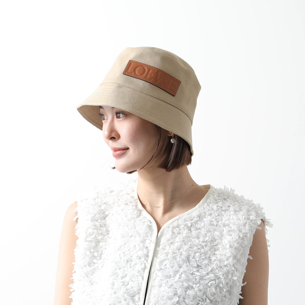 ロエベ　【LOEWE】コットンキャンバス バケットハット ロエベ 【LOEWE】コットンキャンバス バケットハット 【公式通販】