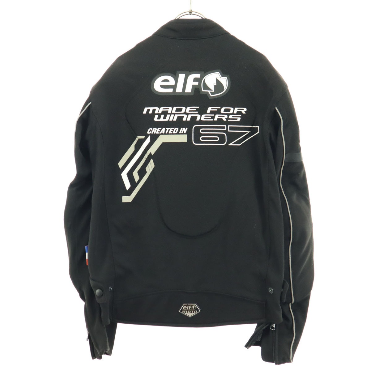 美品 elf エルフ プリント バイカーズ 長袖 メッシュ ジャケット ブラック メンズ 古着 美品 elf エルフ プリント バイカーズ 長袖 メッシュ ジャケット ブラック メンズ 古着