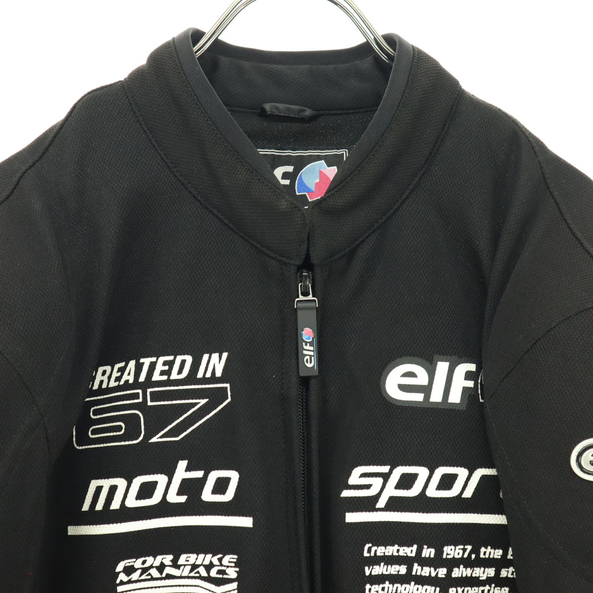 美品 elf エルフ プリント バイカーズ 長袖 メッシュ ジャケット ブラック メンズ 古着 美品 elf エルフ プリント バイカーズ 長袖 メッシュ ジャケット ブラック メンズ 古着