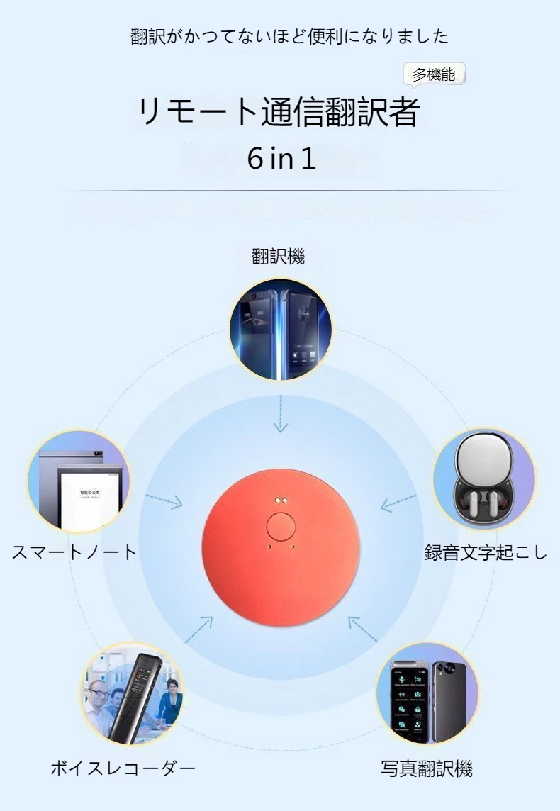 Speak freely翻訳機多言語オフライン翻訳機同時字幕翻訳ペン海外旅行話し言葉リアルタイム翻訳磁気吸引金