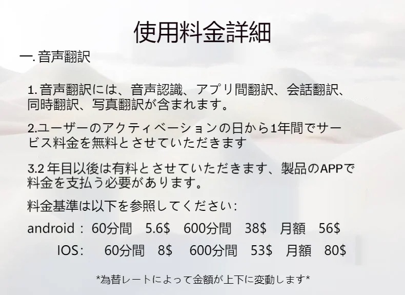 Speak freely翻訳機多言語オフライン翻訳機同時字幕翻訳ペン海外旅行話し言葉リアルタイム翻訳磁気吸引金